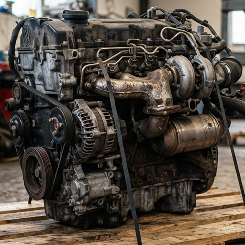 Used VOLKSWAGEN CRAFTER CR35 STARTLINE TDI LWB 2016 CKTC Engine for Sale in UK with Warranty