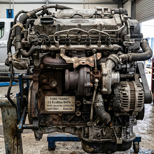 FORD TRANSIT 350 LEADER ECOBLUE 2021 BKFA Used Engine for Sale in UK with Warranty
