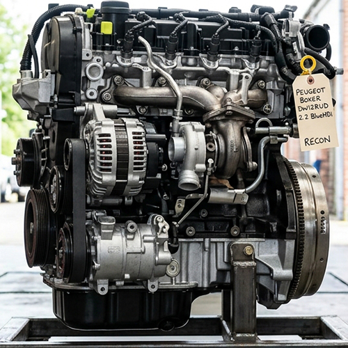 Find PEUGEOT BOXER 335 PRO L3H2 BHDI 2019 DW12RUD Reconditioned Engine with UK-Wide Delivery