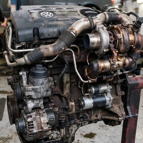 VOLKSWAGEN T-PORTER T32 180TDI SW SA 2011 CFCA Used Engine for Sale in UK with Warranty
