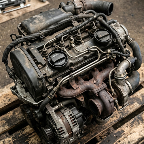 Buy VOLKSWAGEN TRANSP T32 S-LINE TDI180 SWB A 2012 CFCA Used Engine with Warranty Included