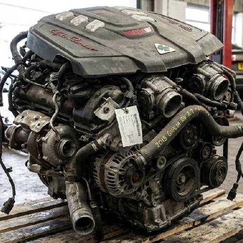 Used ALFA ROMEO GIULIA V6 BITURBO Q-RIFOGLIO A 2018 67050436 Engine for Sale in UK with Warranty