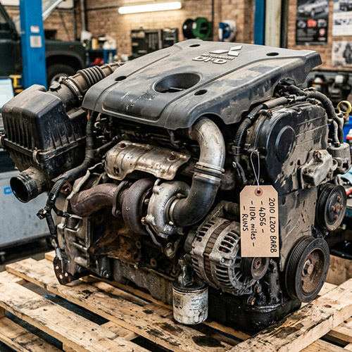 Used MITSUBISHI L200BARB LB DCB DI-D4X4 A 2010 4D56 Engine for Sale with UK Delivery