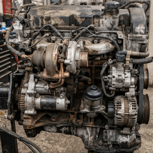 FORD TRANSIT 350 LEADER MHEV 2022 BKFC Used Engine for Sale in UK with Warranty Available
