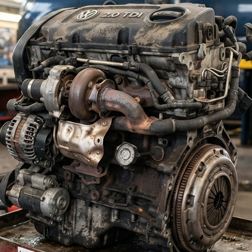 VOLKSWAGEN TRANSPORTER T28 HLN TDI BMT 2016 CXFA Used Engine for Sale in UK with Warranty