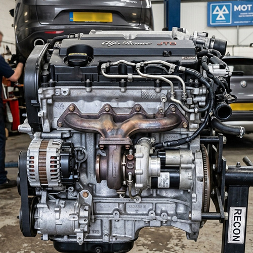 Alfa Romeo Stelvio Nero Edizione TD AWD A 2019 55268818 reconditioned engine available in UK with warranty