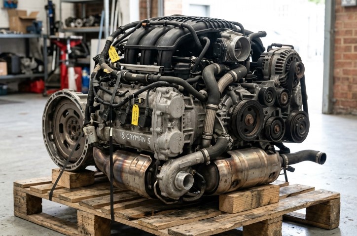 PORSCHE 718 CAYMAN S-A 2018 DDPB Used Engine for Sale with Fast UK Delivery