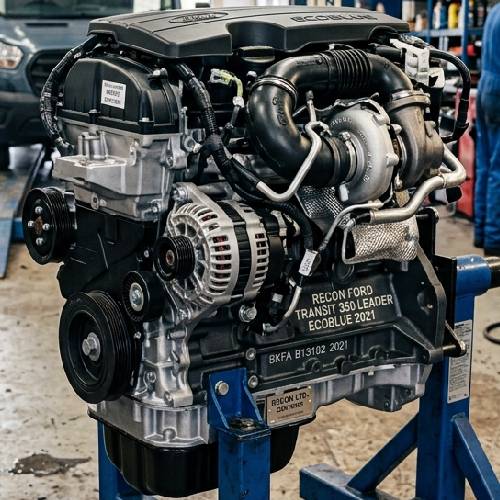 Buy FORD TRANSIT 350 LEADER ECOBLUE 2021 BKFA Reconditioned Engine with UK-Wide Delivery